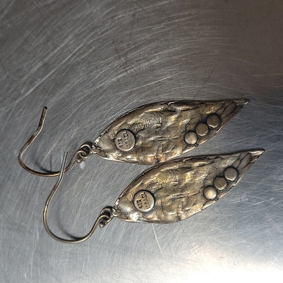 earrings,  one size,   color silver - Picture 2 of 3